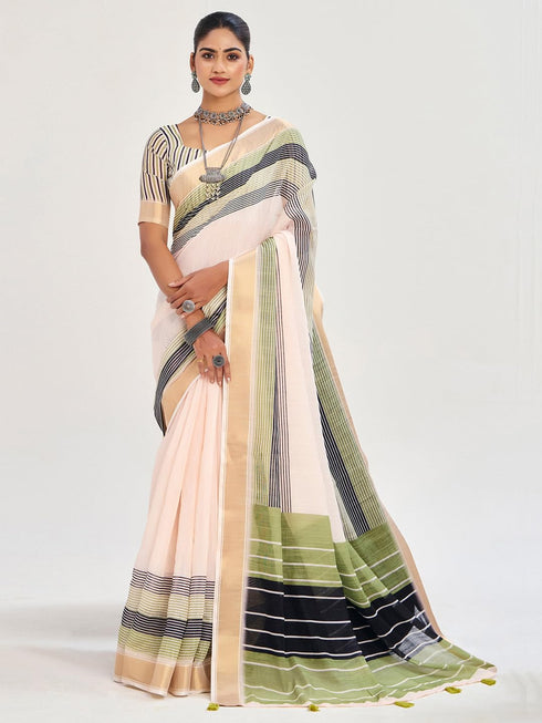 Vasthrlay Printed Unstitched Blouse Ethnic Wear