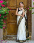 Vasthrlay White Kanjivaram Saree