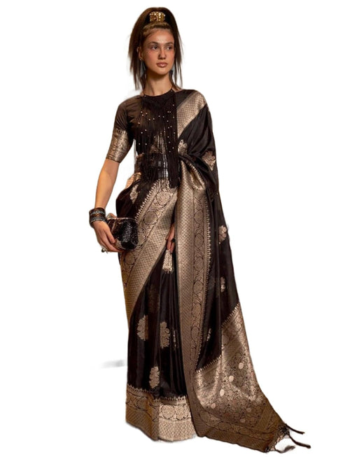 Vasthrlay Women's Georgette Unstitched Blouse Saree