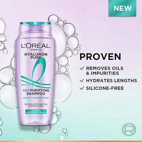 L’Oréal Paris Hyaluron Pure 72H Purifying Shampoo