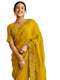 Vasthrlay Shimmer Embroidery Olive Saree