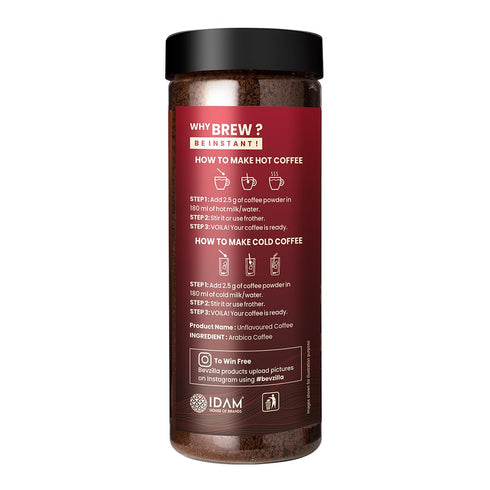 Bevzilla Classic Instant Coffee Powder 400g (Pack of 2)