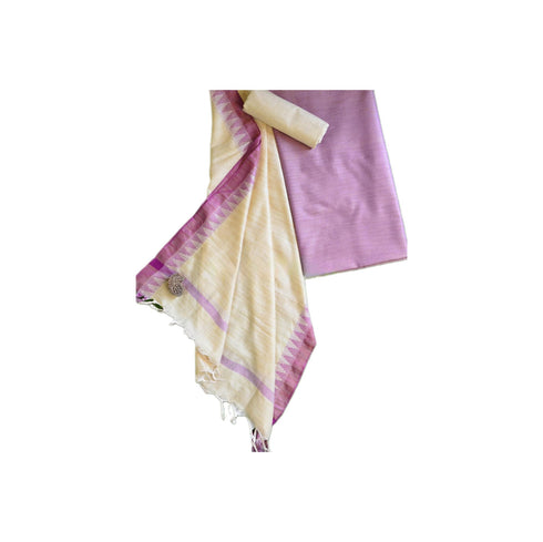 Vasthrlay Yellow Handwoven Unstitched Saree