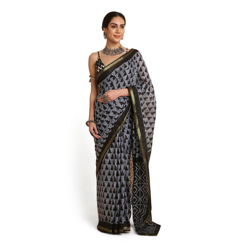 Vasthrlay Lightweight Breathable Traditional Printed Saree