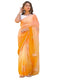 Vasthrlay Embroidery Scalloped Unstitched Turquoise Saree