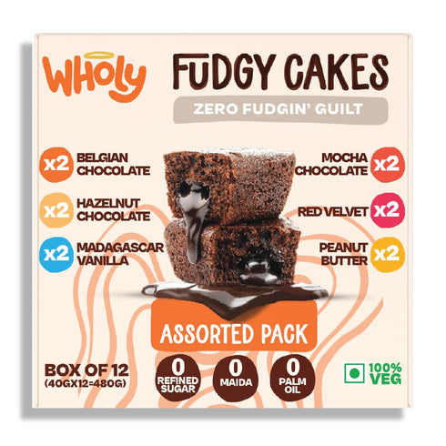 Wholy All in One Center Filled Eggless Cake