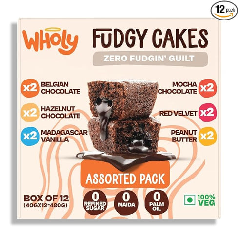 Wholy All in One Center Filled Eggless Cake 40g