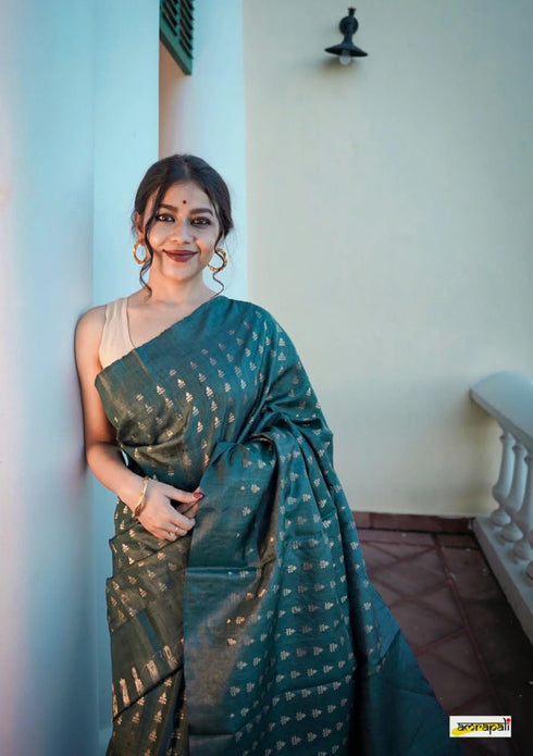 Vasthrlay Cotton Woven Saree