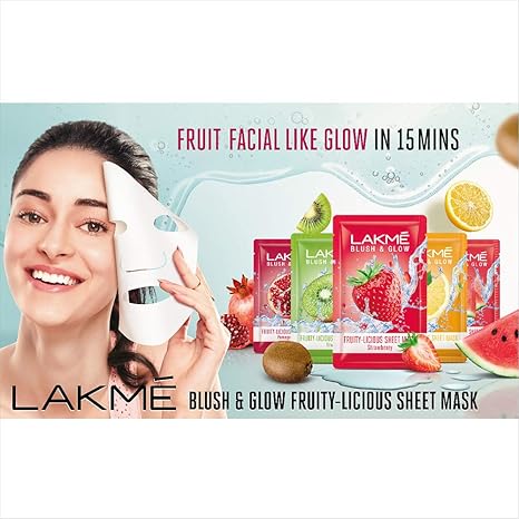 Lakme Blush And Glow Watermelon Sheet Mask