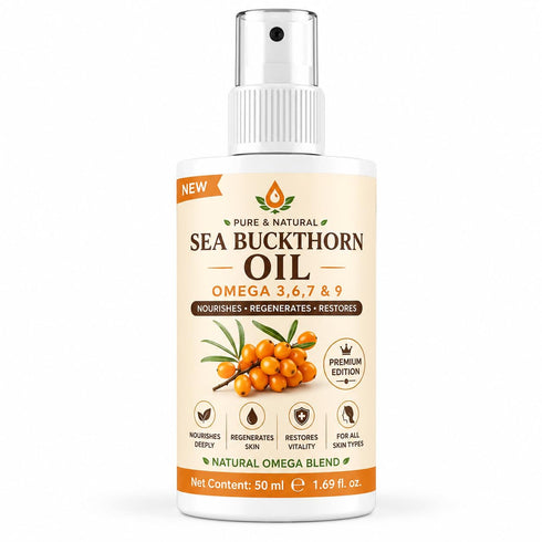 Sea Buckthorn Omega Oil Softgels | Cold-Pressed Ayurvedic Sea Buckthorn Oil