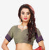 Vasthrlay Kanjeevaram Green Blue Ethnic Wear