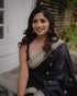 Vasthrlay Black Kanjivaram Saree