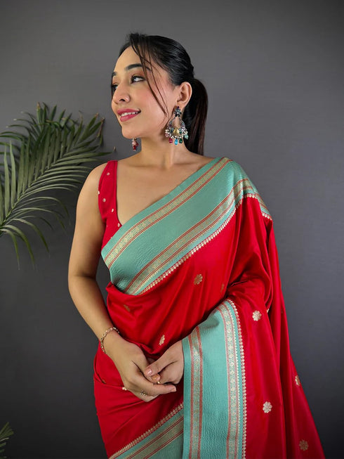 Vasthrlay Kanjivaram Unstitched Blouse Ethnic Wear