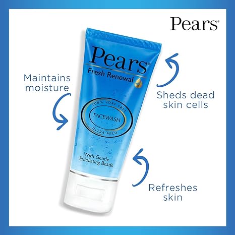 Pears Fresh Renewal Gentle Ultra Mild Daily Cleansing Facewash