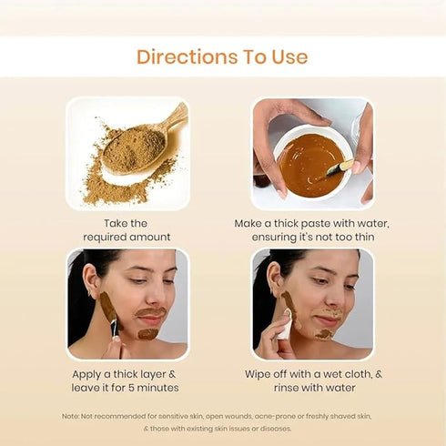 The Wellness Shop - Turmeric Facial Wax Powder
