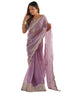 Vasthrlay Embroidered Black Saree