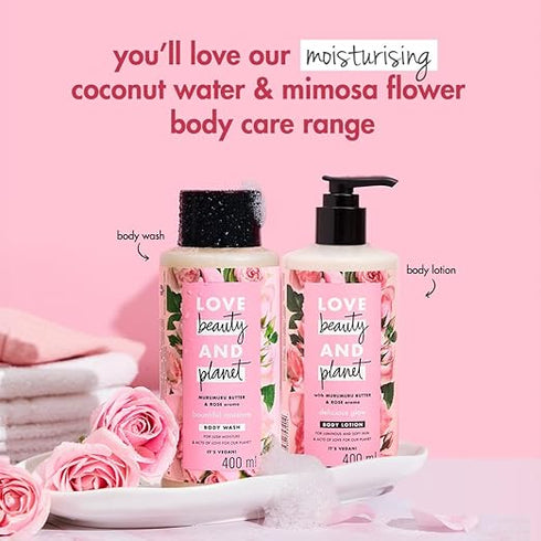 Love Beauty And Planet Murumuru Butter and Rose Body Wash