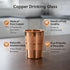Pure Copper Drinking Glass Set of 6 | 300ML