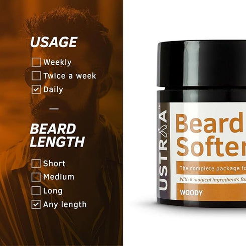 USTRAA Beard Softener Woody