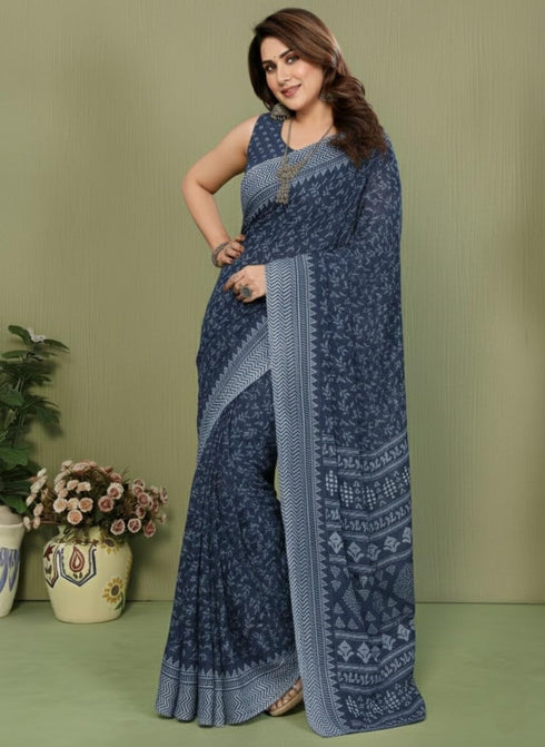 Vasthrlay Georgette Traditional Ethinic Az Ys Vaidika Ethnic Wear