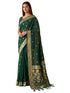 Vasthrlay Georgette Printed Unstitched Maroon Saree