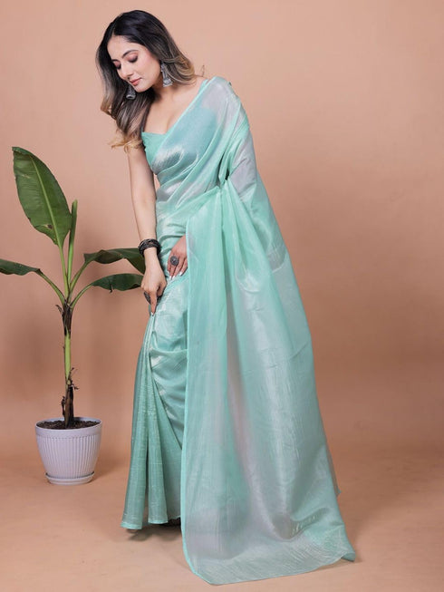 Vasthrlay Lavender Unstitched Saree