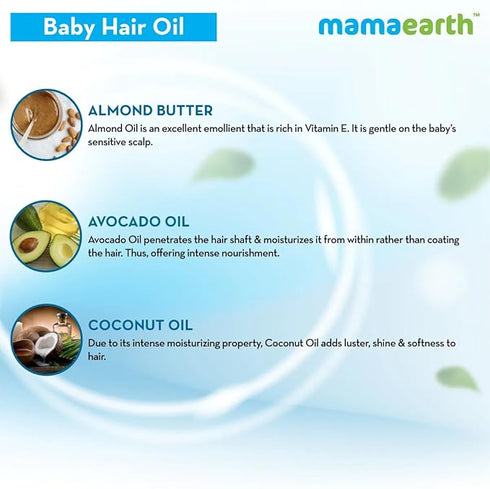 Mamaearth Nourishing Baby Hair Oil