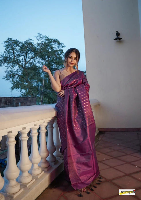 Vasthrlay Cotton Woven Saree