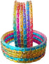 JPS Viral Kashmiri Ghungroo Gold-Plated Glass Bangles Set