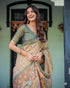 Vasthrlay Printed Handloom Tassels Unstitched