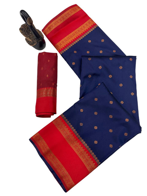 Vasthrlay Narayanpet Paithani Contrast
