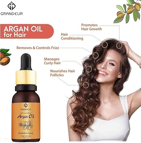 Grandeur 100% Pure & Natural Argan Oil 30ml