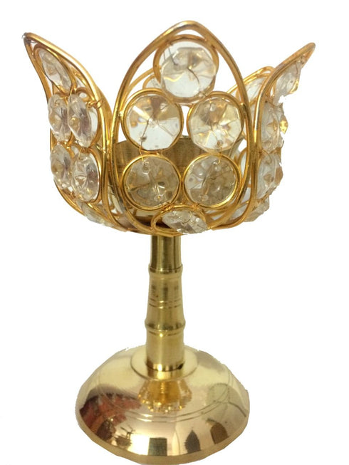 Lotus Shape Akhand Stand Diya