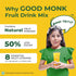 Good Monk Fruit Drink Mix (Natural Pineapple Powder)