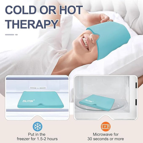 Blase Migraine Relief Cap Hot And Cold Therapy Headache Cap for Migraine| Sinus And Tension Relief