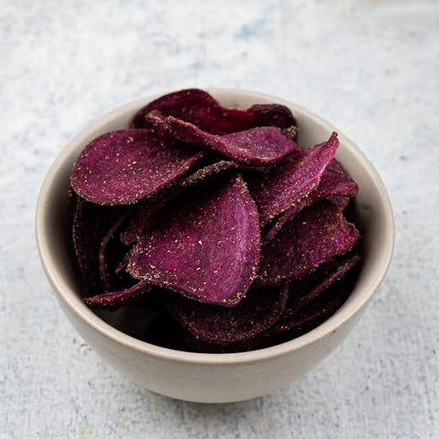 TBH Purple Sweet Potato With Pani Puri Masala