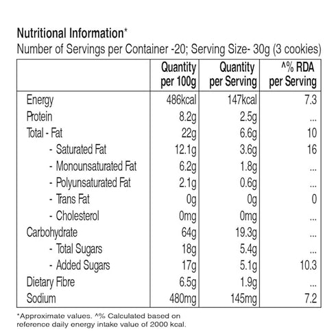 Unibic Foods Oat's Digestive Cookies