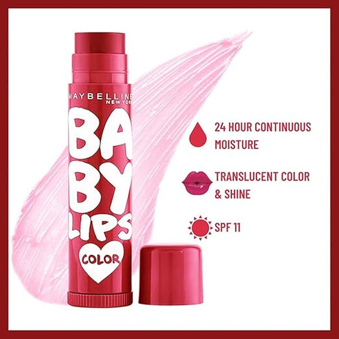 Maybelline Baby Lips Lip Balm Pink and Red