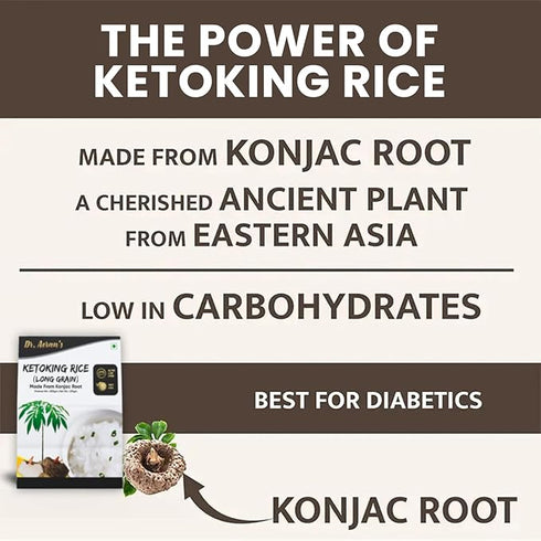 Dr. Aeran’s KetoKing Konjac Rice 270g