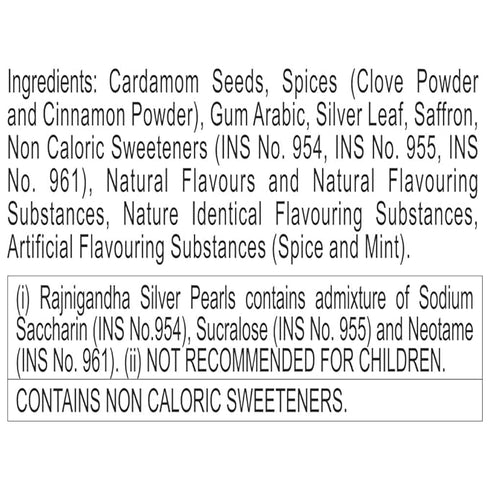 Rajnigandha Silver Pearls - Mouth Freshners