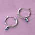 CLARA 925 Sterling Silver Hoop Bali Earrings
