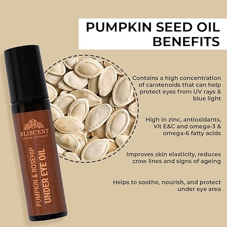 BLISCENT Pumpkin Rosehip Under Eye Oil