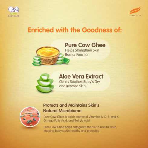 Himalaya Baby Cream with Pure Cow Ghee & pH5.5