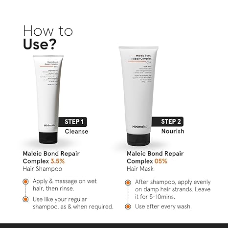Minimalist Maleic Bond Repair Complex 3.5% Hair Shampoo
