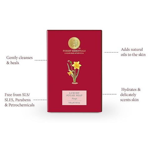 Forest Essentials Luxury Sugar Soap Nargis
