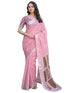 Vasthrlay Womens Printed Unstitched Dark Green Saree