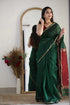 Vasthrlay Banarasi Printed Unstitched Saree
