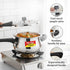 Prestige 3 Litre Stainless Steel Deluxe Alpha Svachh Outer Lid Pressure Cooker