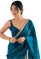 Vasthrlay Red Sequins Unstitched Saree