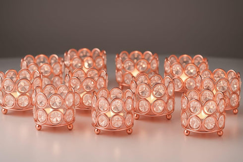 Crystal Tealight Candle Holder